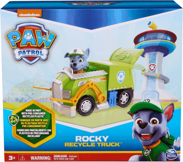 , Rocky’S Recycle Truck, Toy Truck with Collectible Action Figure, Sustainably Minded Kids Toys for Boys & Girls Ages 3 and Up - Image 8