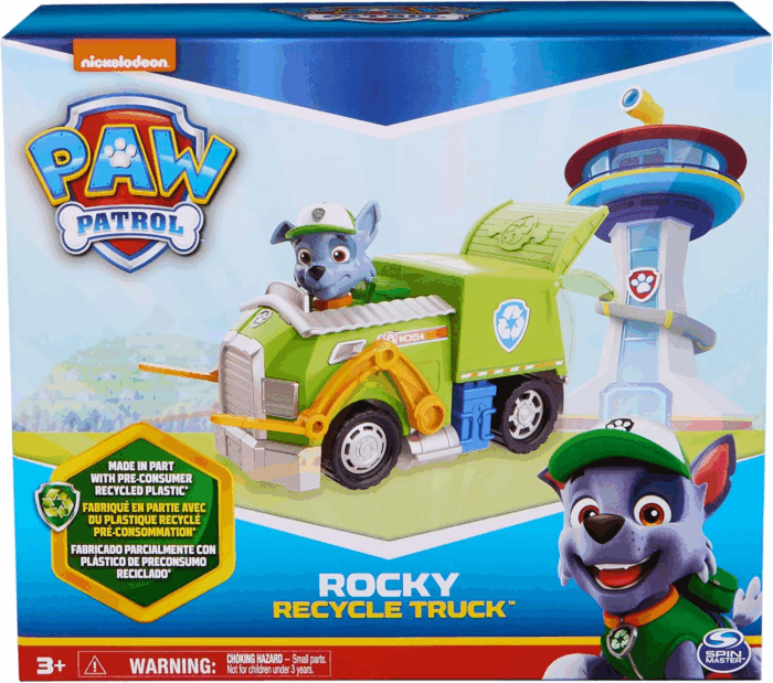 , Rocky’S Recycle Truck, Toy Truck with Collectible Action Figure, Sustainably Minded Kids Toys for Boys & Girls Ages 3 and Up - Image 8