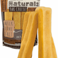 Yak Cheese Dog Chews - All-Natural Treats for Dogs - High Protein Treat with 68 Grams of Protein per Chew - Delicious and Long Lasting - Odor Free with Limited Ingredients - (Large, 4 Pack)