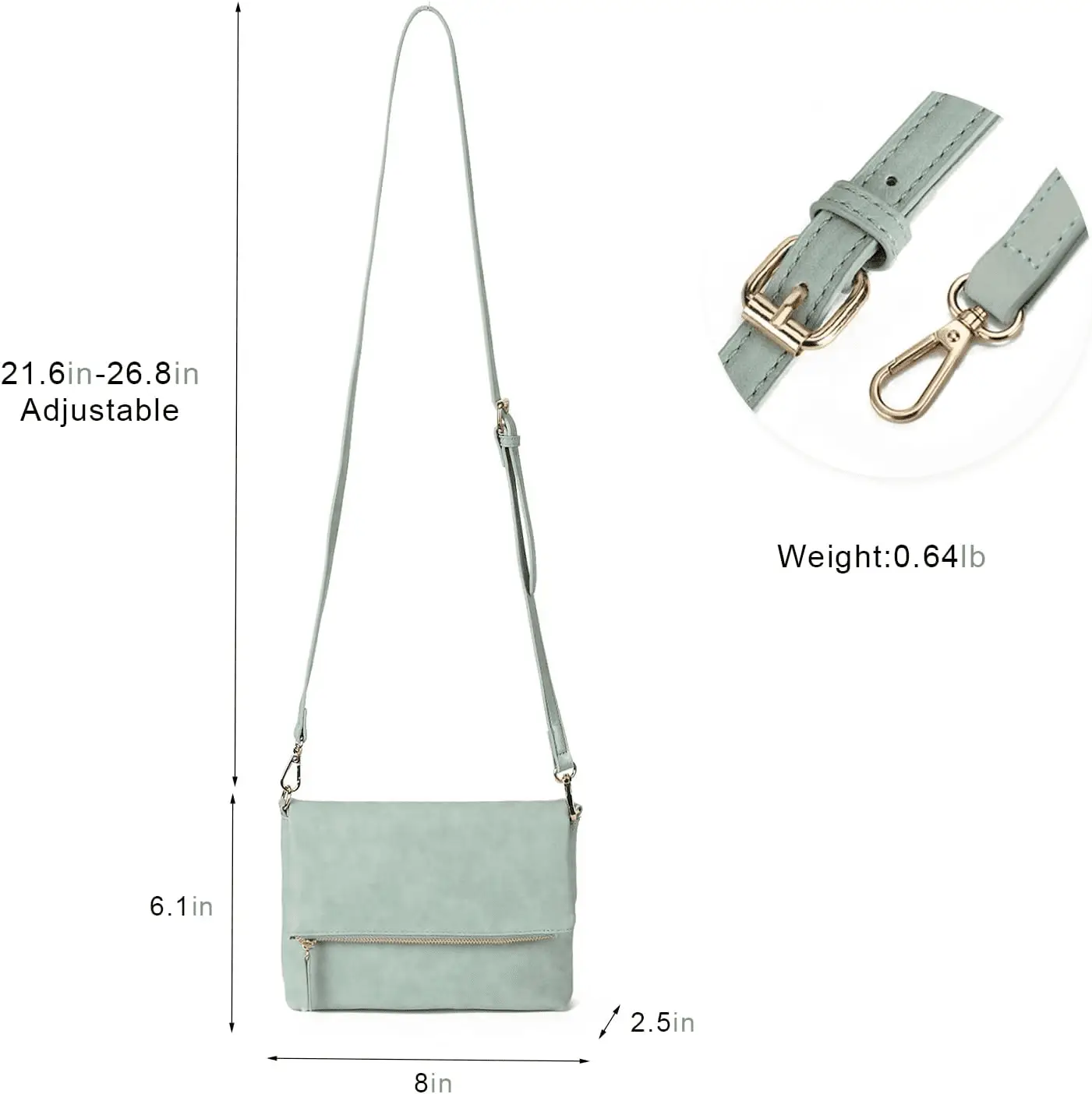 Crossbody Bags for Women Crossbody Purse Shoulder Bag - Image 6