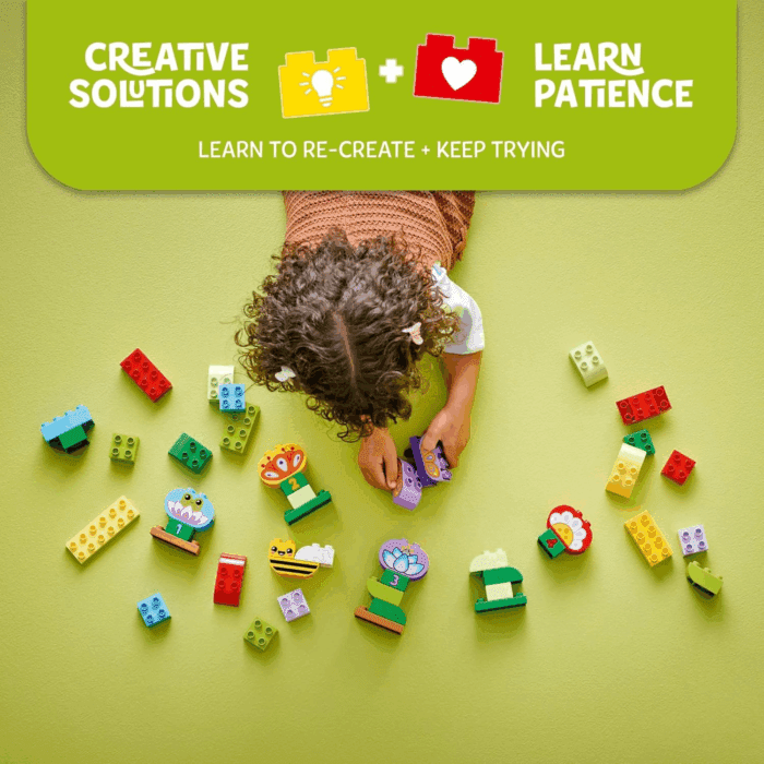 DUPLO Town Creative Garden & Flowers Building Toy Playset - Preschool Learning and Educational Flower Toy for Toddlers, Boys and Girls, Ages 2+ - Baby Gift Idea - 10444 - Image 3