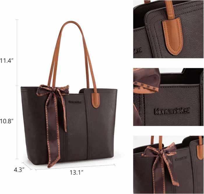 Tote Bags for Women Medium Top Handle Satchel Purses - Image 4