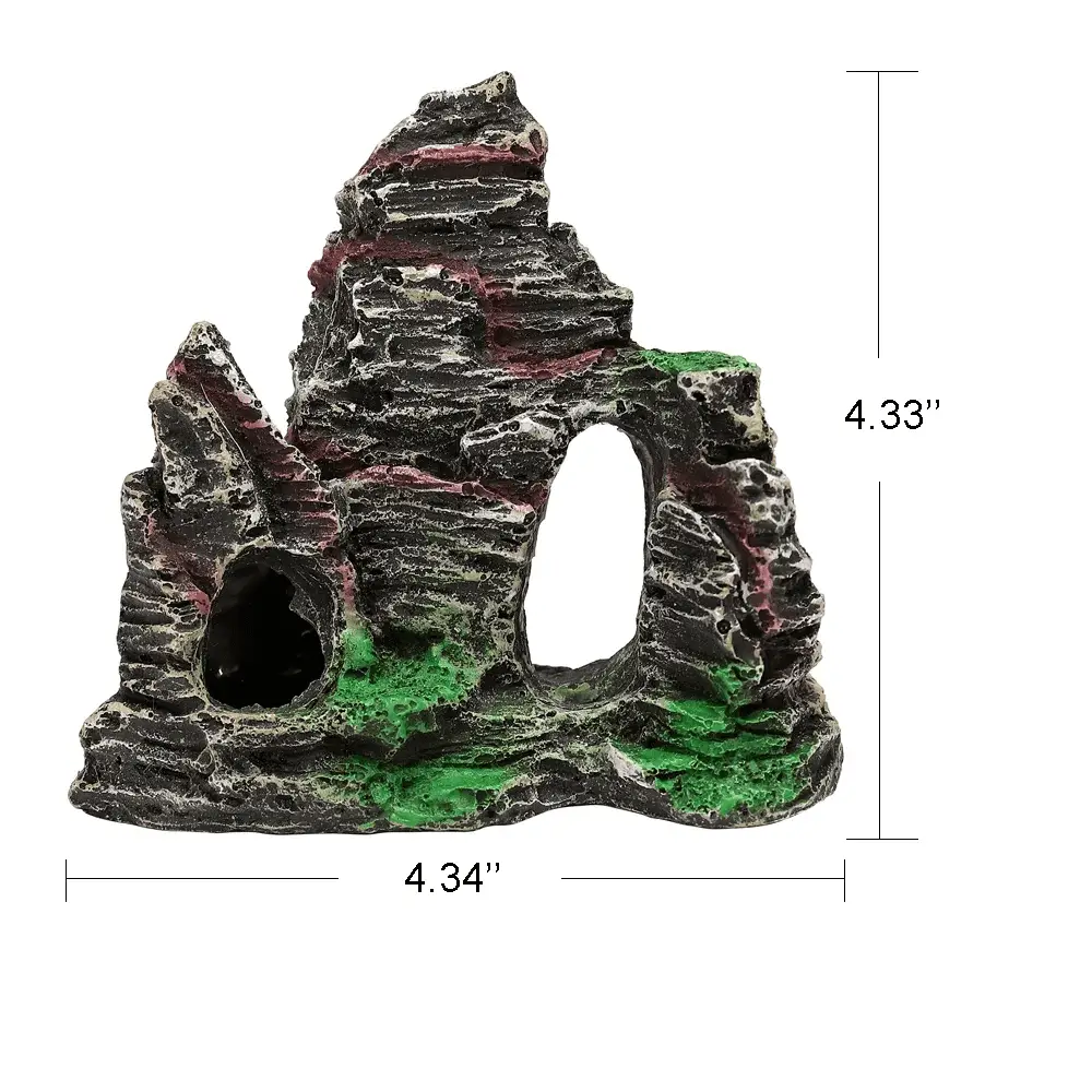 Fish Tank Accessories Aquarium Decorations - 13 Packs Plastic Plants Material Hideout Ornaments Small Size - Image 4