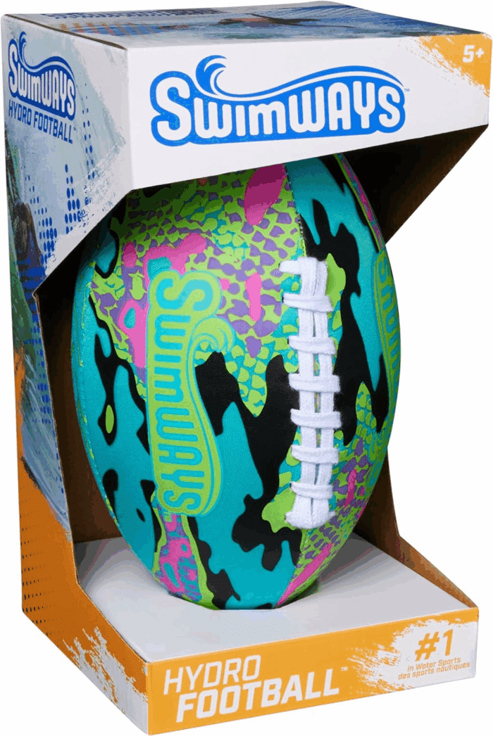 Hydro Waterproof Football, Outdoor Games for Adults and Kids, Swimming Pool Accessories and Pool Party Games,9.25 Inches, Blue - Image 8
