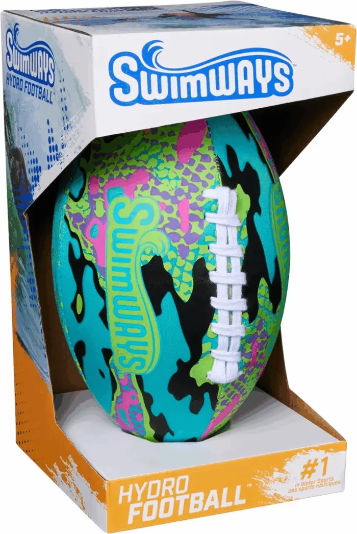 Hydro Waterproof Football, Outdoor Games for Adults and Kids, Swimming Pool Accessories and Pool Party Games,9.25 Inches, Blue - Image 8