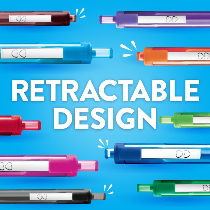 Inkjoy Retractable Ballpoint Pen, 1.0 Mm, Assorted Colors, 8 Count - Image 5