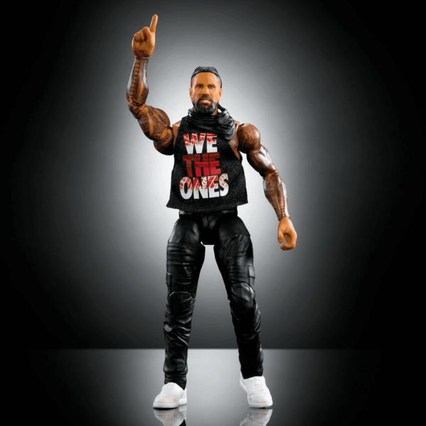 WWE Elite Action Figure & Accessories, Series #114 6-Inch Collectible Jimmy USO with 25 Articulation Points & Swappable Hands - Image 4