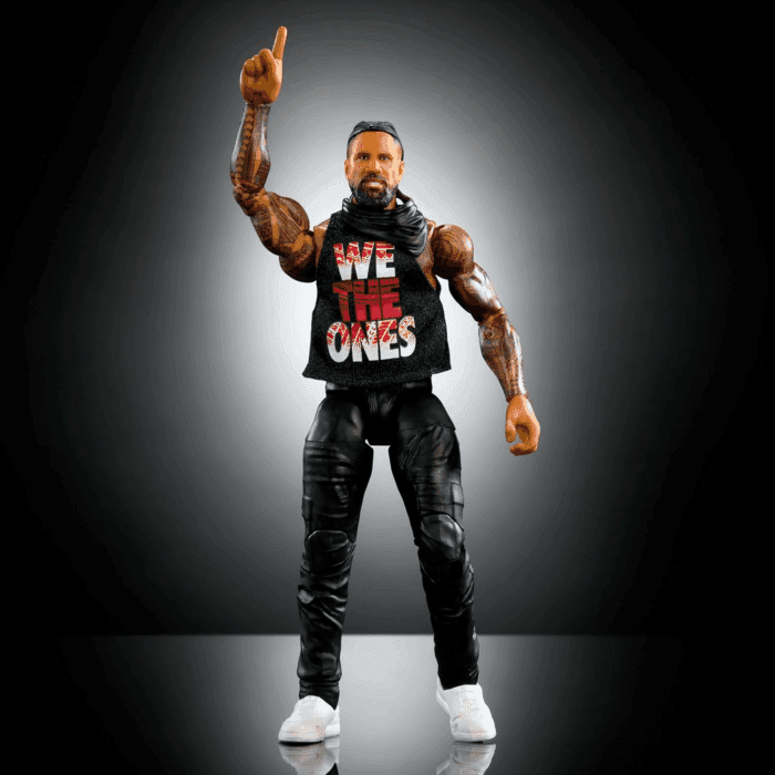 WWE Elite Action Figure & Accessories, Series #114 6-Inch Collectible Jimmy USO with 25 Articulation Points & Swappable Hands - Image 4
