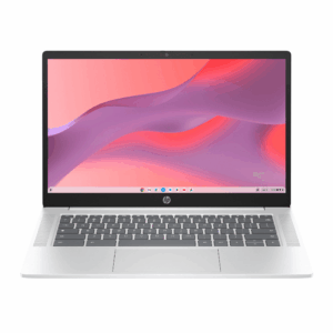 14 Inch HD Chromebook Laptop Intel Processor N200 4GB RAM 128GB UFS Glacier Silver