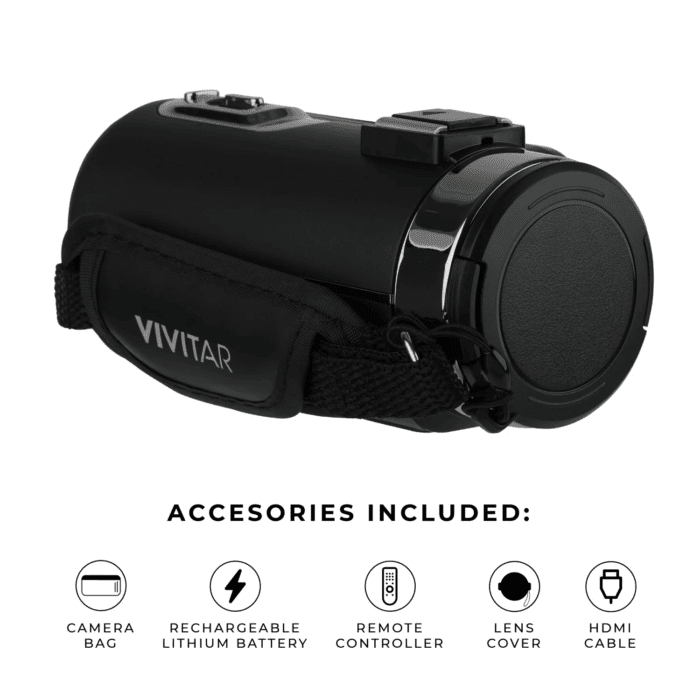 4K HD Digital Video Camera with Wifi, Built in Night Vision, and 3" Touch Rotational Display - Image 5