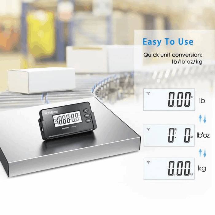 Wireless Digital Shipping Scale Postal Parcel Scale 440 Lbs Stainless Steel - Image 5