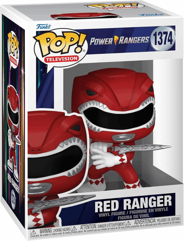 POP! TV: Mighty Morphin Power Rangers 30Th Anniversary - Red Ranger - Power Rangers TV - Collectable Vinyl Figure - Gift Idea - Official Merchandise - for Kids & Adults - TV Fans