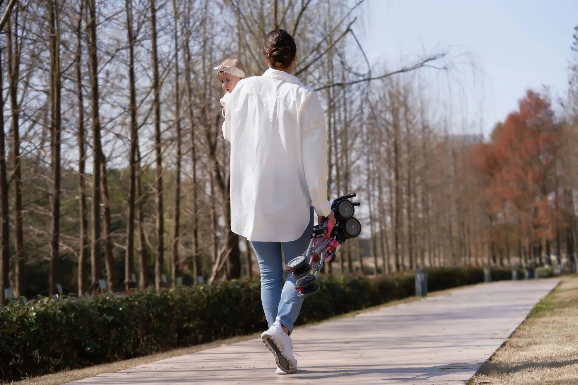 Baby Umbrella Stroller, Black for Baby Boys & Girls - Image 3