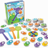 Mathswatters, Addition & Subtraction Game, Math Games for Kids, Educational Games, Preschool Math, Montessori, 99 Pieces, Age 5+