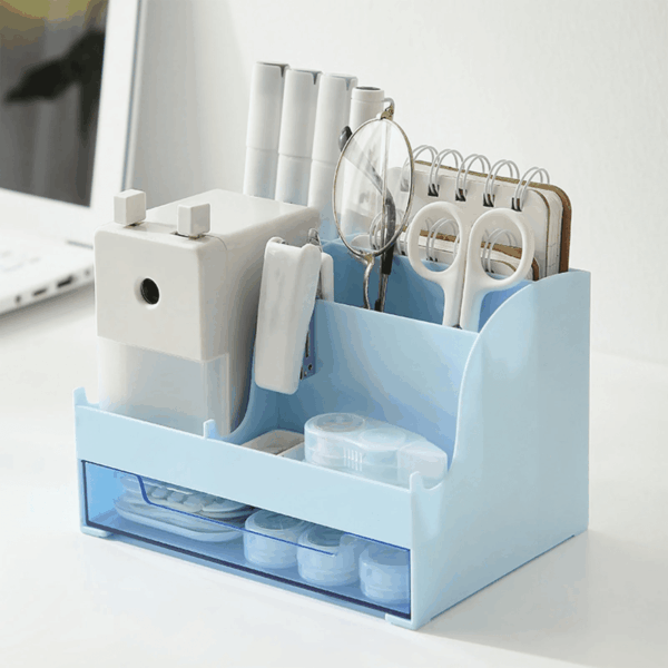 Makeup Organizer with Drawers -Plastic Skincare and Cosmetic Storage for Vanity Countertop,Dresser Top Organizer for Lotions,Beauty Products,Cologne Perfume-Bathroom Countertop Organization - Image 10