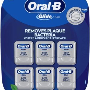 Glide Cool Mint Deep Clean Floss, 6 Count, Glide Dental Floss