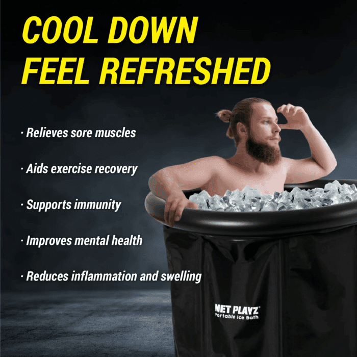 Ice Bath Tub, Cold Tub for Athletes Optimal Recovery | Cold Plunge Tub Ice Pod at Home Ice Plunge Tub Ice Cold Pod Icebath Icepod Tub, Portable - Image 2