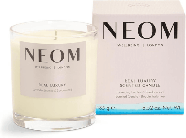 - Real Luxury Scented Candle,1 Wick | Lavender & Rosewood | Essential Oil Aromatherapy Candle | Scent to De-Stress - Image 2