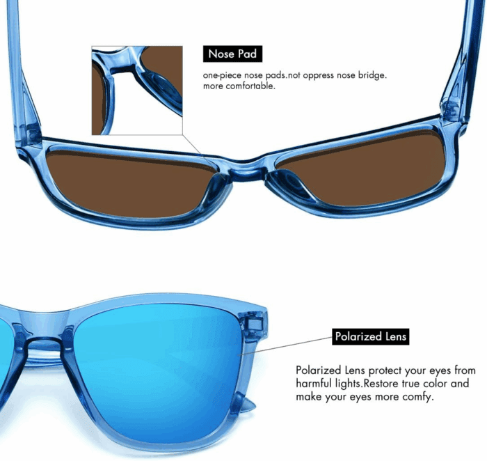 Polarized Sunglasses for Women Men Trendy Classic Retro Designer Style - Image 4