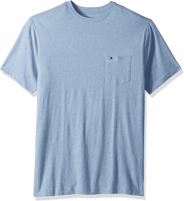 Men'S Essential Short Sleeve Cotton Crewneck Pocket T-Shirt - Image 6