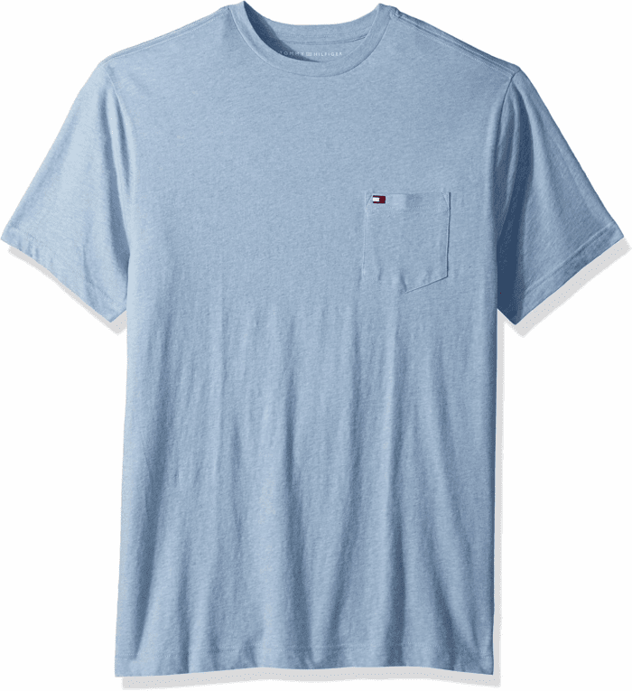 Men'S Essential Short Sleeve Cotton Crewneck Pocket T-Shirt - Image 6