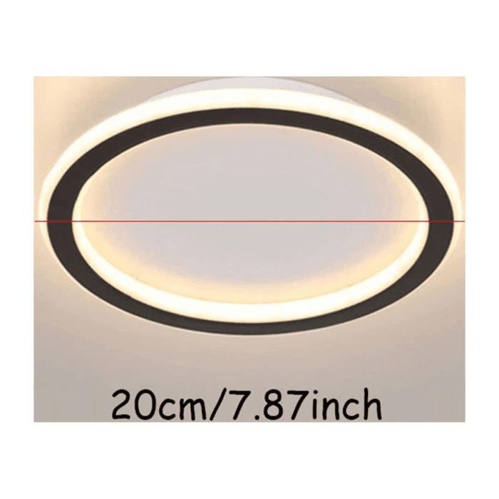 Modern Led Ceiling Light round Ceiling Lamp Acrylic Flush Mount Ceiling Lamp Fixture for Bedroom Kitchen Hallway Entry, Warm White - Image 5