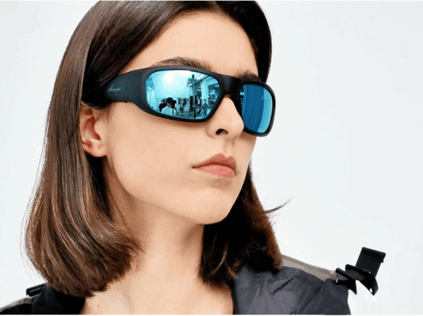 Oho Smart Glasses,Polarized Sunglasses with Bluetooth Speaker,Athletic/Outdoor UV Protection and Voice Control,Unisex(Mirror Blue Lens) - Image 4