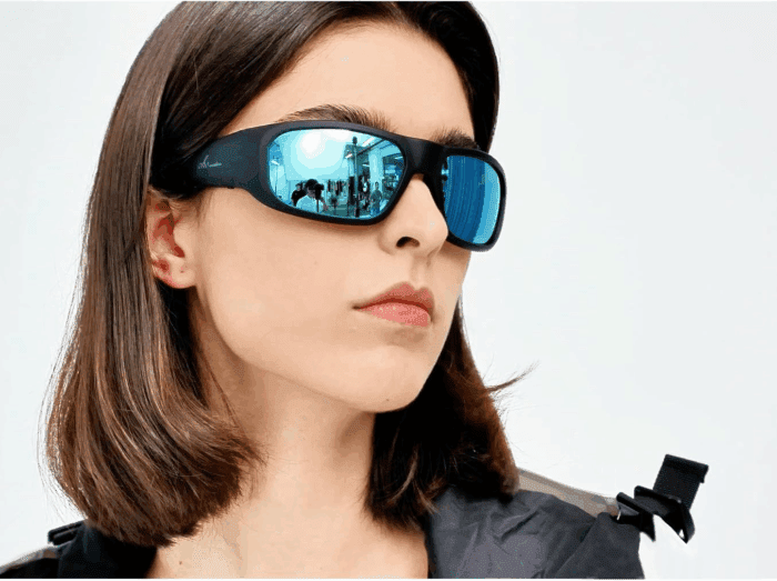 Oho Smart Glasses,Polarized Sunglasses with Bluetooth Speaker,Athletic/Outdoor UV Protection and Voice Control,Unisex(Mirror Blue Lens) - Image 4