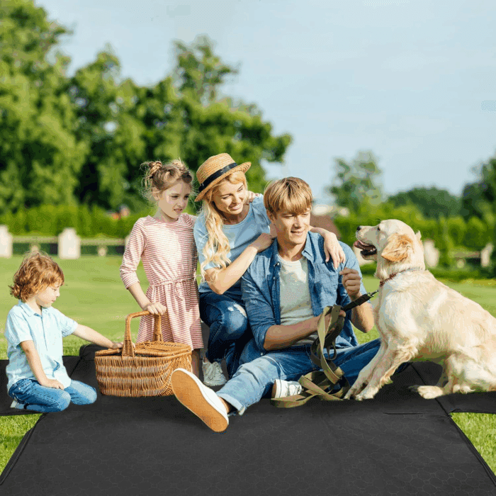 Dog Car Seat Cover for Back Seat, Waterproof Car Seat Protector for Dogs with Side Flaps, Scratchproof Dog Hammock with Nonslip Bottom for Suvs, Standard(54" Wx55 L) All Black - Image 7