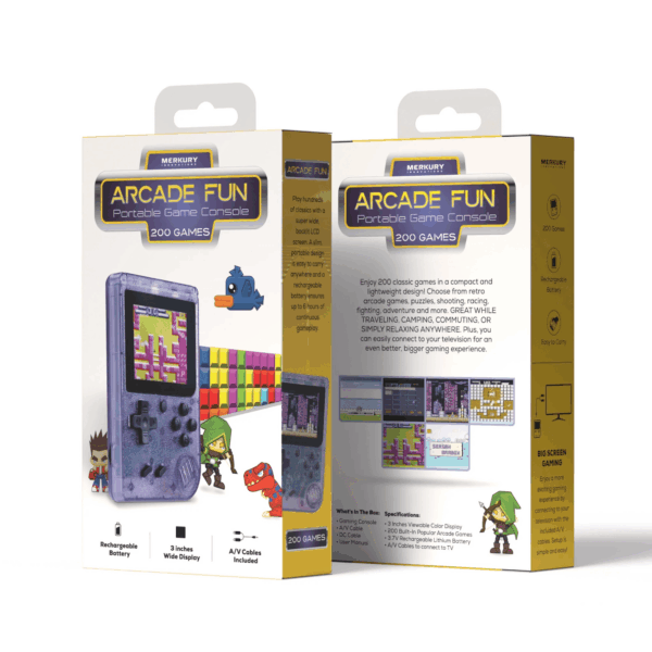 Portable Handheld Video Game Console with 200 Classic Games - Image 4