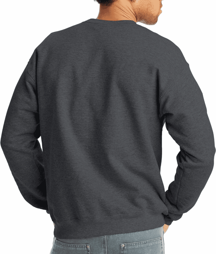 Men'S Ecosmart Fleece, Pullover Crewneck Sweatshirt, 1 or 2 Pack - Image 2