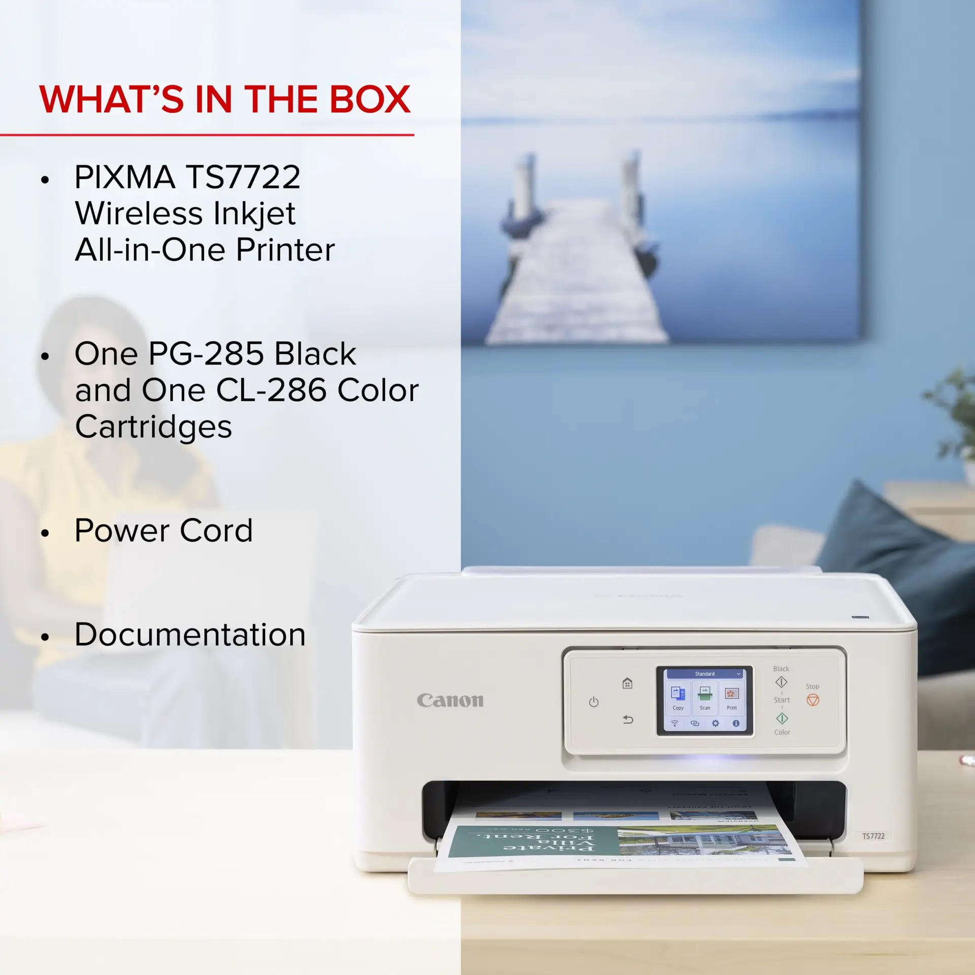 PIXMA TS7722 Wireless Home All-In-One Printer - Image 9