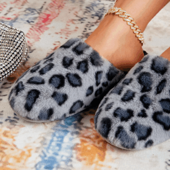Women'S Fuzzy Scuff Slippers Soft Comfy Memory Foam Non-Slip Indoor House Shoes - Image 2
