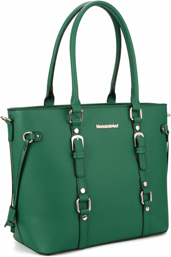 3PCS Purses for Women Tote Bag and Wallet Set Shoulder Satchel Handbags - Image 5
