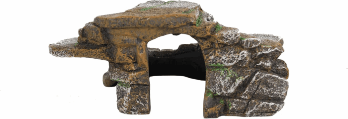 Reptology Shale Scape Step Ledge & Cave Hideout – Basking Area - Decorative Resin for Aquariums & Terrariums – Great for Reptiles, Amphibians, and Fish – Medium - Image 5