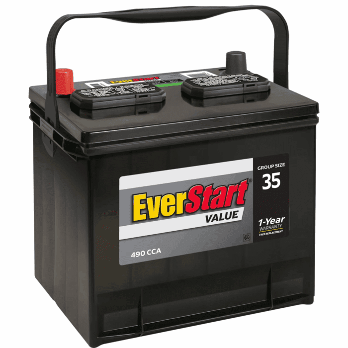 Value Lead Acid Automotive Battery, Group Size 35 12 Volt, 490 CCA - Image 2