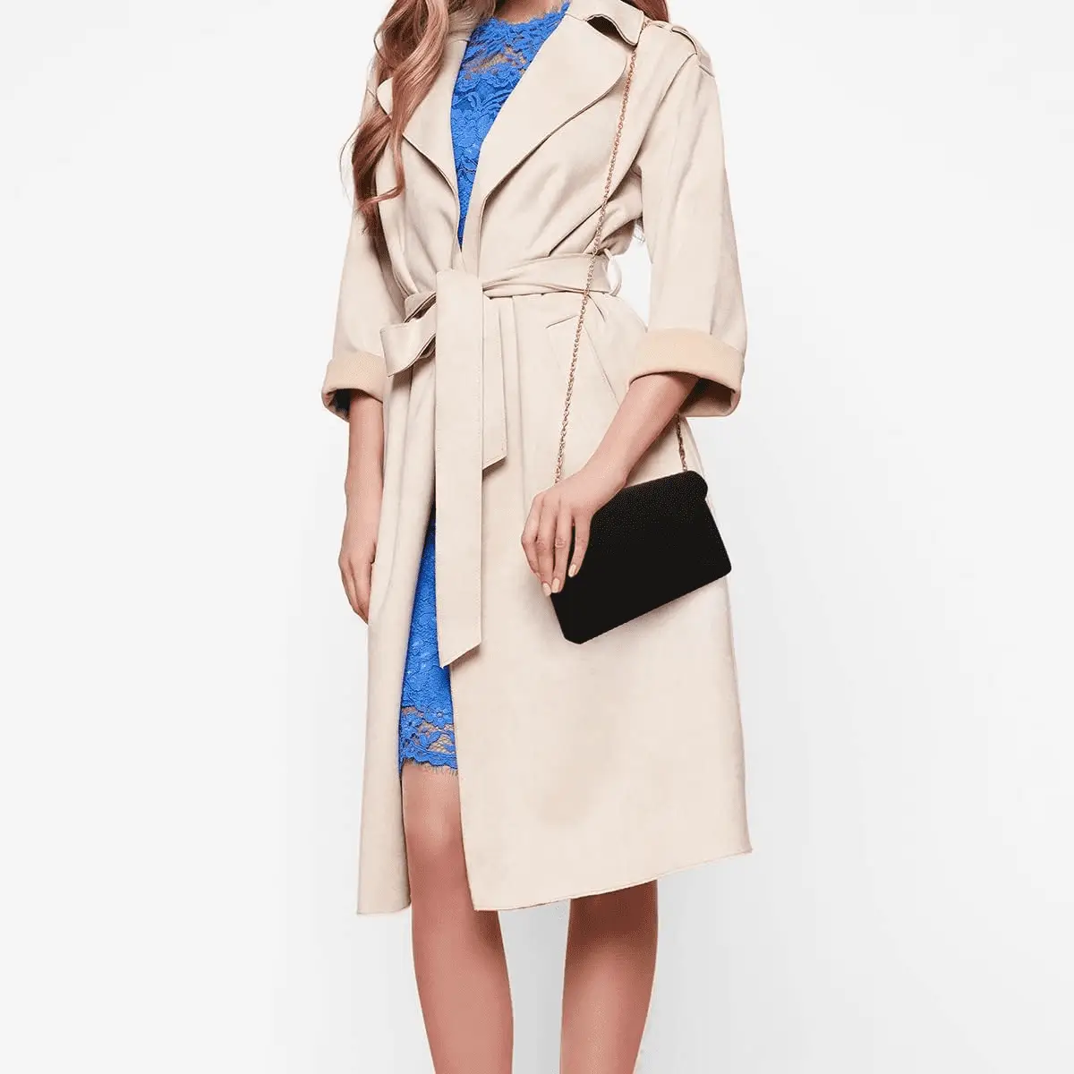 Clutch Purse for Women Evening Bags Handbags for Wedding Party Cocktail Prom Faux Suede Crossbody Shoulder Bag - Image 6