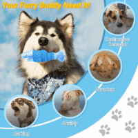 Tough Dog Toys for Aggressive Chewers, Indestructible Dog Chewers for Medium & Large Breeds, Squeaky Durable Chew Toys to Keep Them Busy, Reduce Boredom, Teeth Cleaning, Bacon Flavor - Image 2