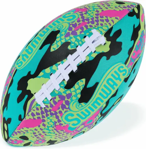 Hydro Waterproof Football, Outdoor Games for Adults and Kids, Swimming Pool Accessories and Pool Party Games,9.25 Inches, Blue