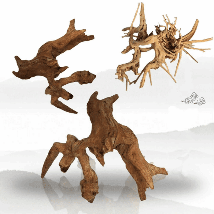 Natural Aquarium Driftwood Assorted Branches Reptile Ornament for Fish Tank Decoration, Large Size - Image 2