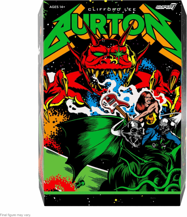 ULTIMATES! Cliff Burton (Superhero Poster) - 7" Action Figure with Accessories Heavy Metal Collectibles and Retro Toys - Image 3