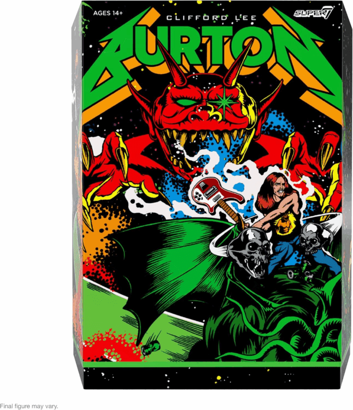 ULTIMATES! Cliff Burton (Superhero Poster) - 7" Action Figure with Accessories Heavy Metal Collectibles and Retro Toys - Image 3