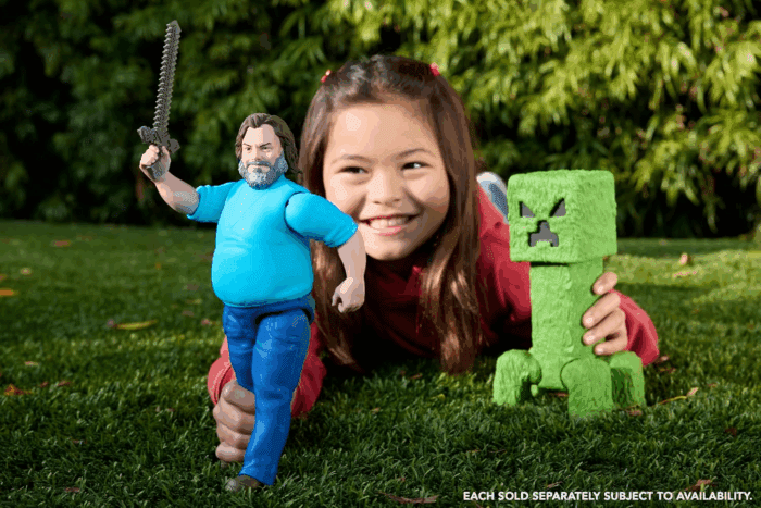Minecraft Large-Scale Action Figure, 12-Inch Posable Creeper Toy Collectible Inspired by a Minecraft Movie - Image 2