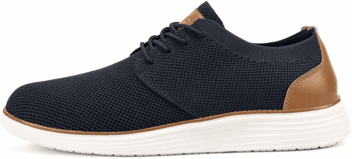 Men'S Fashion Dress Sneakers Casual Walking Shoes Business Oxfords Comfortable Breathable Lightweight Tennis - Image 2