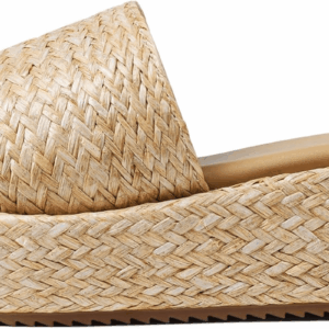 Platform Slip on Espadrille Sandals for Women Wedges Slides Bohemia Sandals Flatform Open Toe Beach Sandals