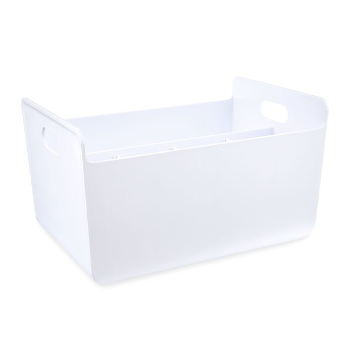 Plastic Desktop Caddy Organizer, White - Image 5