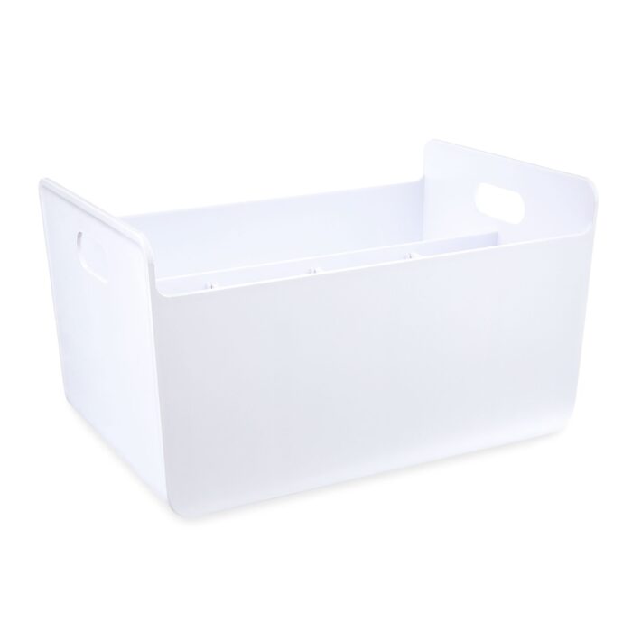 Plastic Desktop Caddy Organizer, White - Image 5