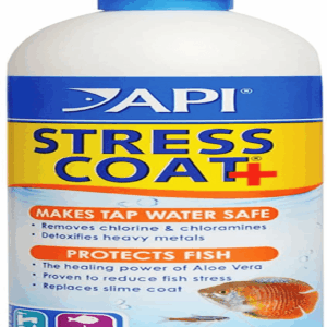 STRESS COAT Aquarium Water Conditioner 16-Ounce Bottle
