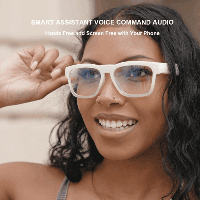 Oho Smart Glasses,Polarized Sunglasses with Bluetooth Speaker,Athletic/Outdoor UV Protection and Voice Control,Unisex(Mirror Blue Lens) - Image 4