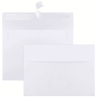 50 Packs 5X7 Envelopes, White A7 Envelopes, 5X7 Envelopes for Invitations, Printable Invitation Envelopes, Envelopes Self Seal for Weddings, Invitations, Photos, Postcards, Greeting Cards, Mailing - Image 8